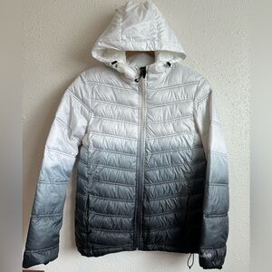 Planet Earth Nano Puffer Ombré Jacket Size Small